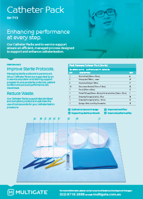 Urinary Catheter Insertion Pack Brochure